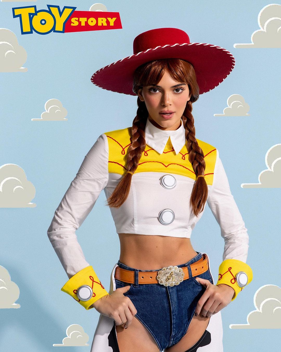 Kendall Jenner as Jessie from "Toy Story"