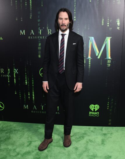 Keanu Reeves The Matrix Resurrections - San Francisco Premiere