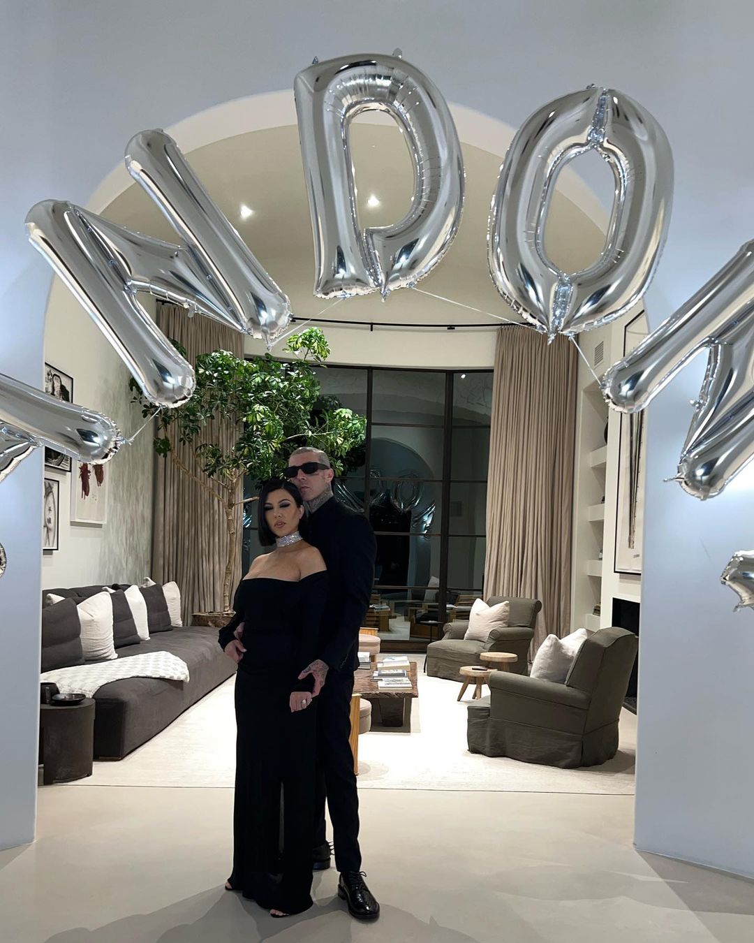 Kourtney Kardashian's post on her Instagram page