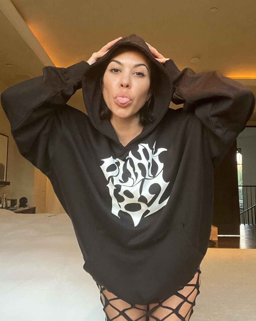 Kourtney Kardashian's post on her Instagram page