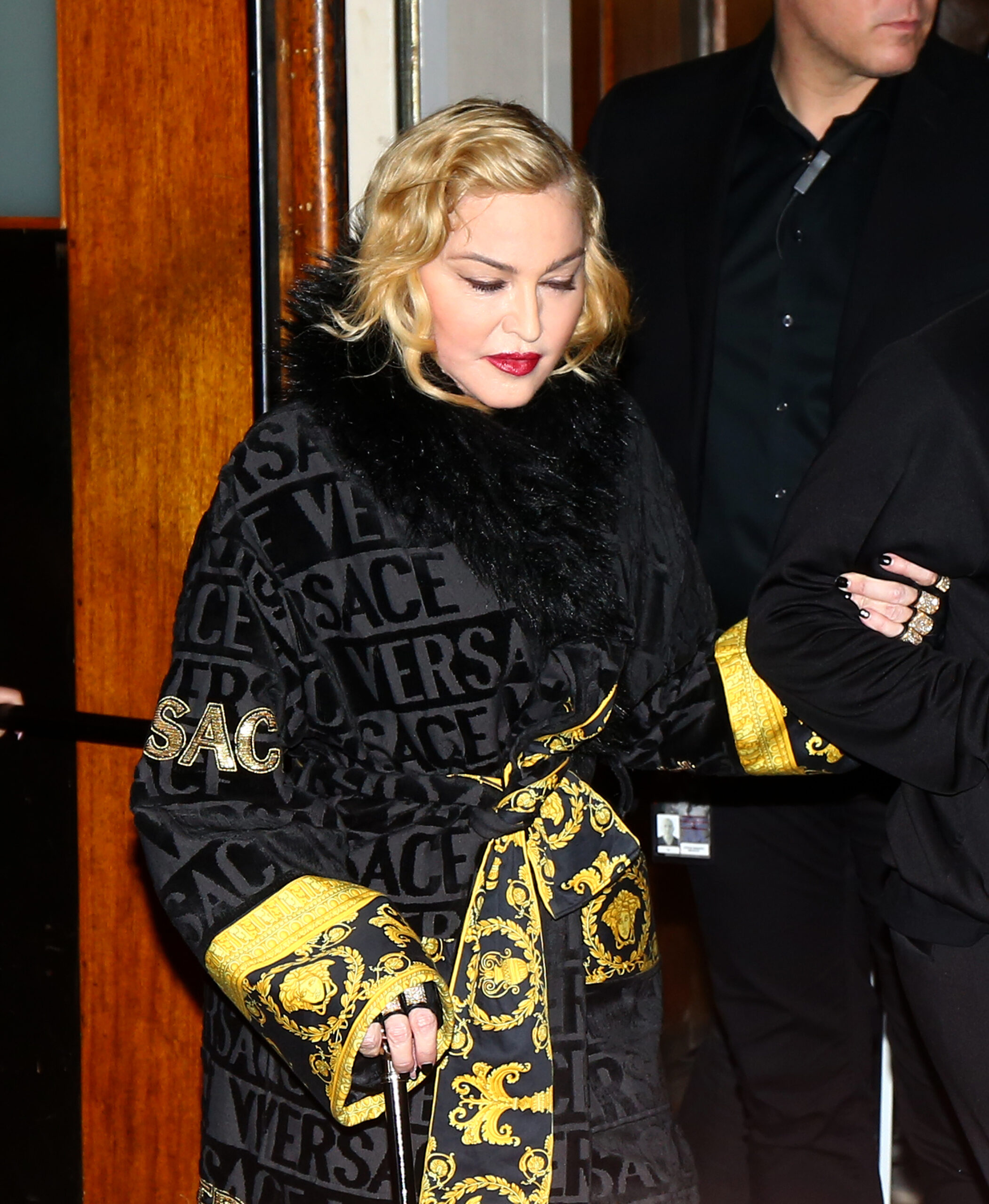 Madonna leaves the Grand Rex at the end of her concert