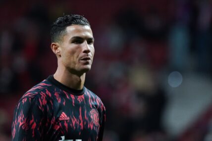 Cristiano Ronaldo of Manchester United in Madrid, Spain - 23 Feb 2022