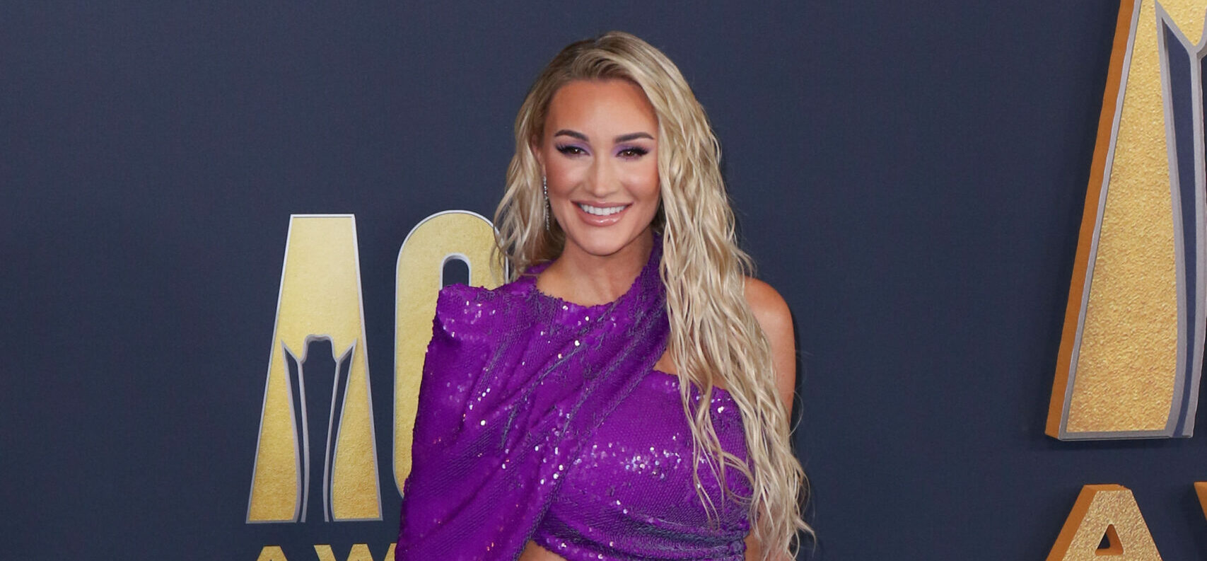 Brittany Aldean at the 57th ACM Awards in Las Vegas