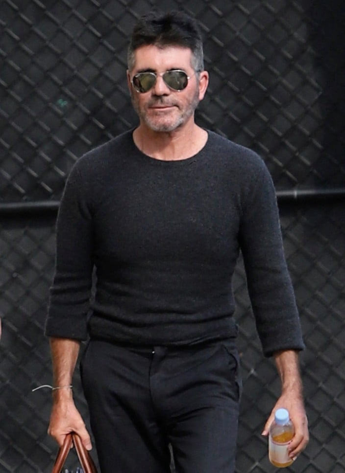 Simon Cowell makes an appearance at the Jimmy Kimmel show