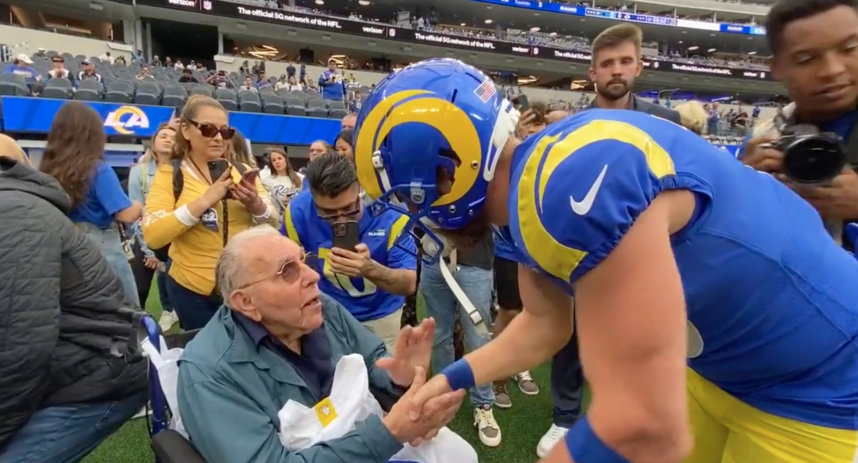 Cooper Kupp meets world war ii veteran