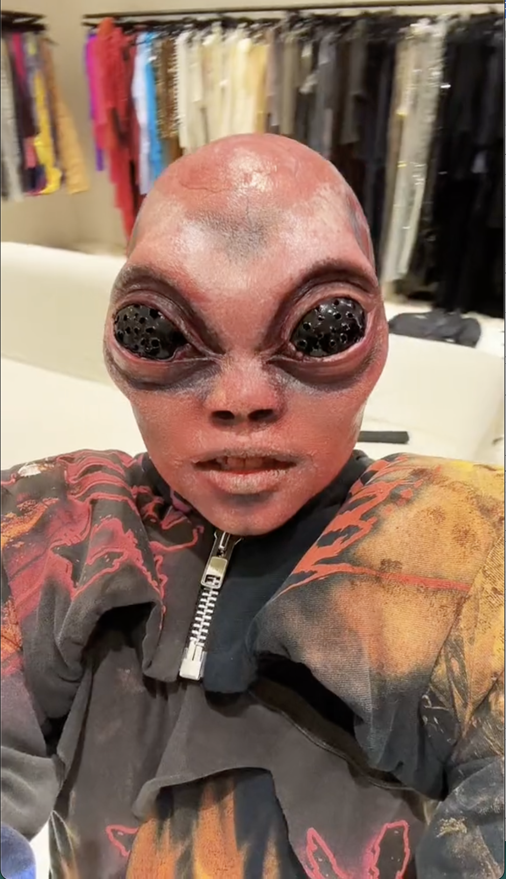 North West's TikTok Exposes Surprise Baby Daddy Guest At Kardashian Halloween Party