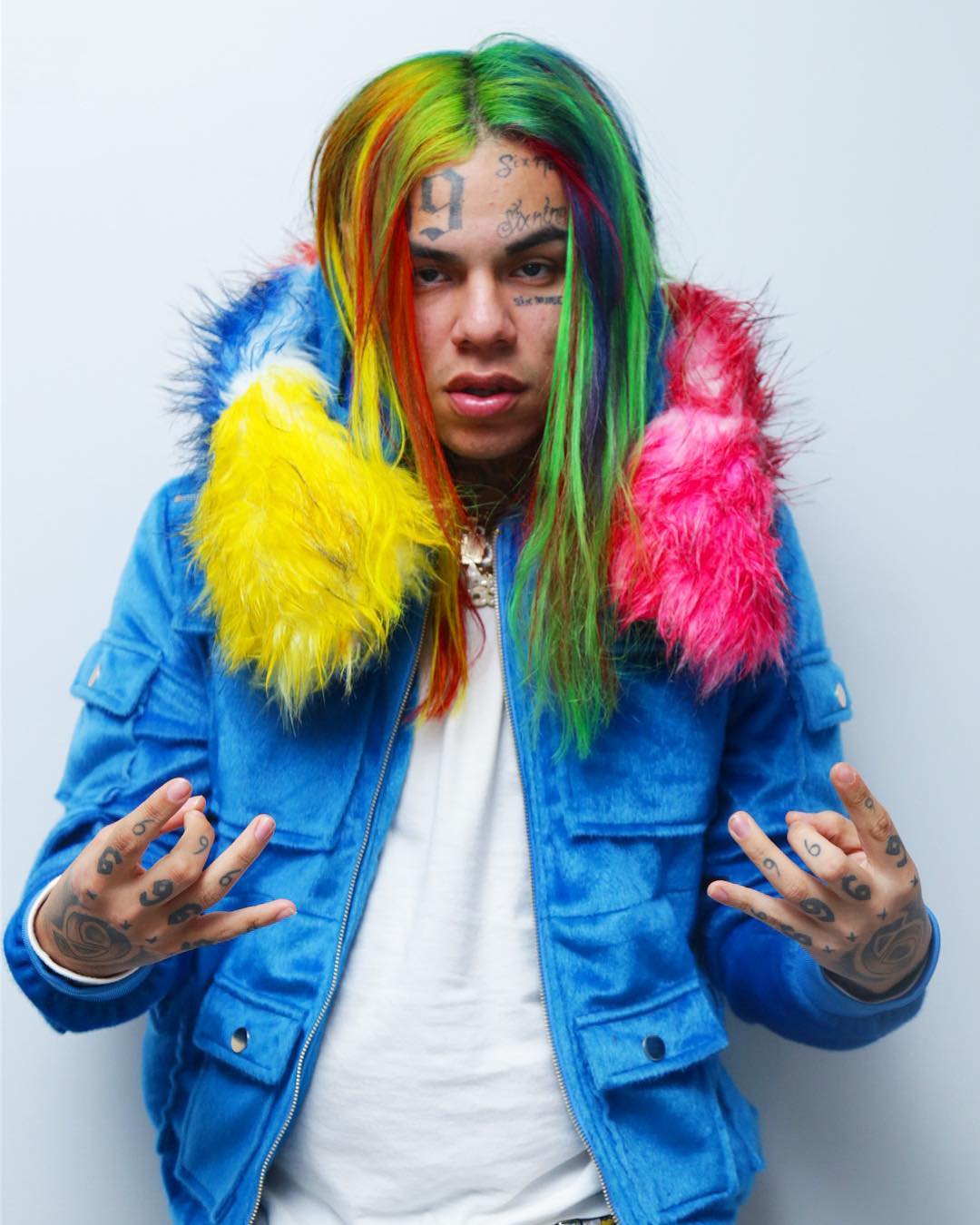 Tekashi 6ix9ine's post on his Instagram page
