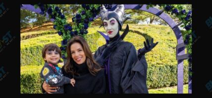 Eva Longoria visits disneyland paris