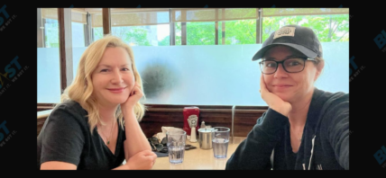 Angela Kinsey and Jenna Fischer
