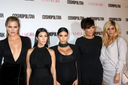 Kris Jenner and her daughters at Cosmopolitan Magazine's 50th Anniversary Party - Los Angeles