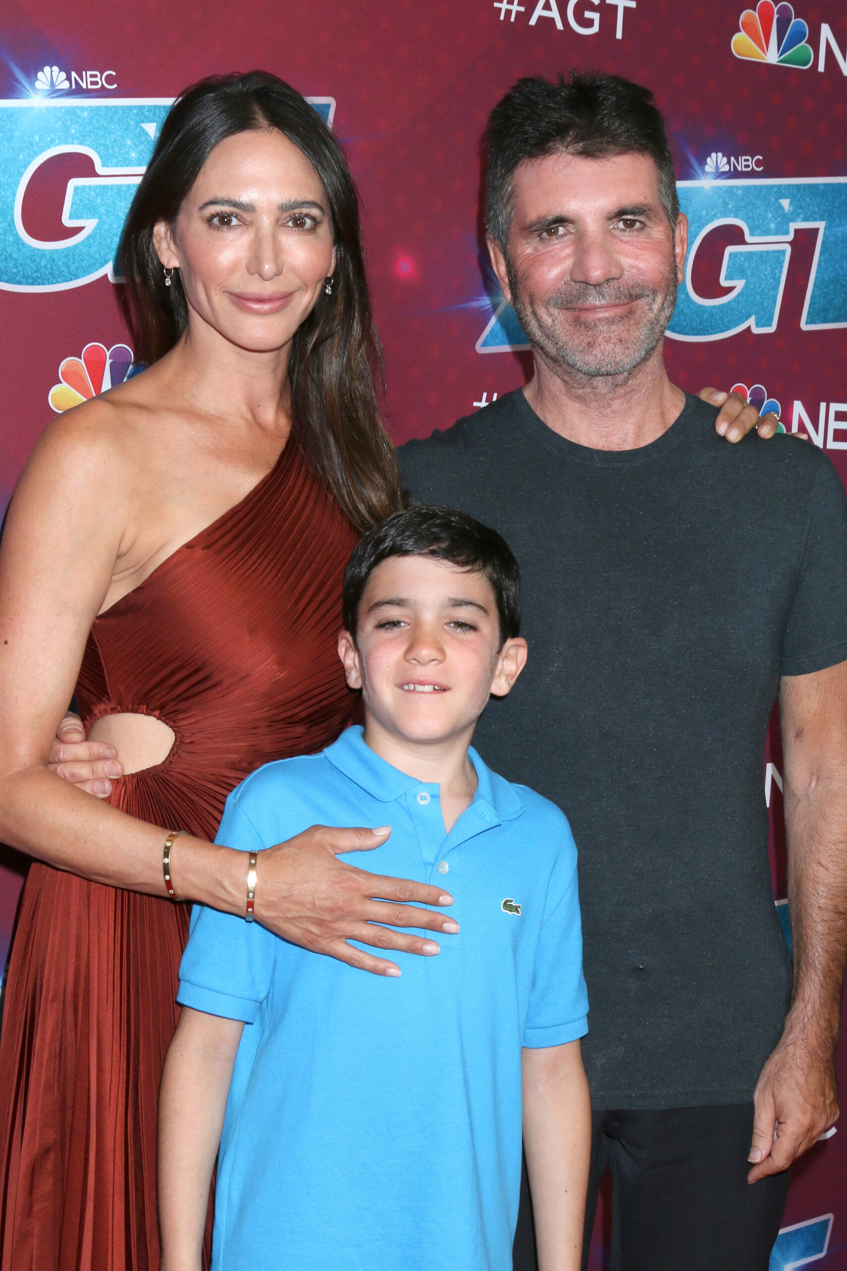 Lauren Silverman, Eric Cowell, Simon Cowell at the America's Got Talent Season 17