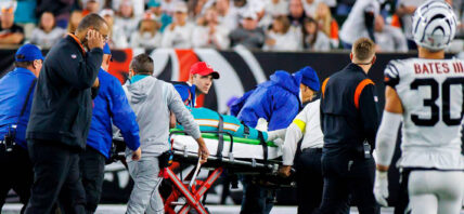 Tua Tagovailoa Carted off field