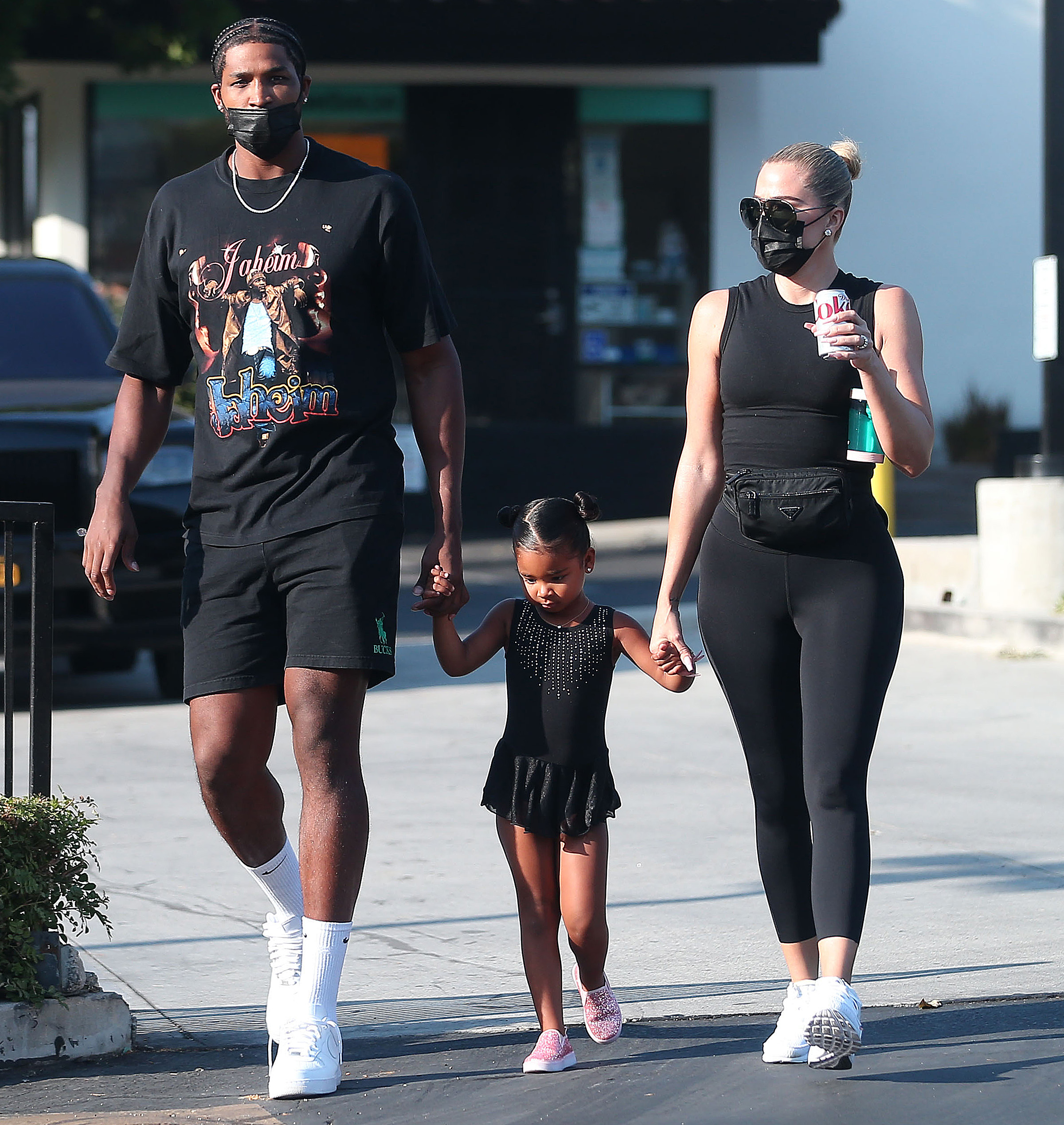 Khloe Kardashian and Tristan Thompson continue to flex their expert co-parenting skills while out with daughter True in Los Angeles