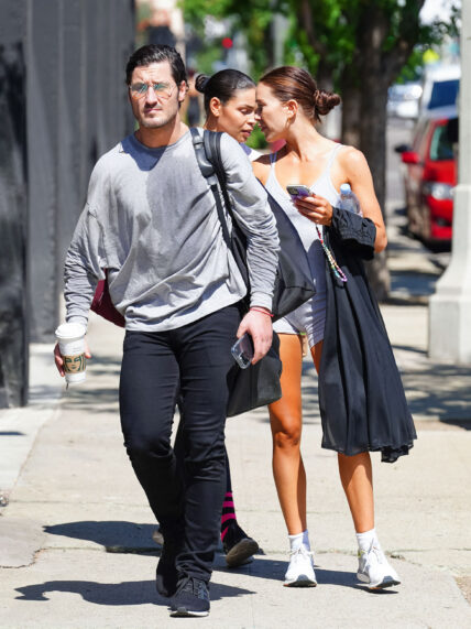 Jordin Sparks and Gabby Windey outside Dancing With The Stars Rehearsals