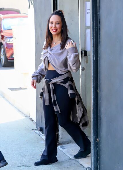 Cheryl Burke seen at DWTS dance rehearsals for Season 30