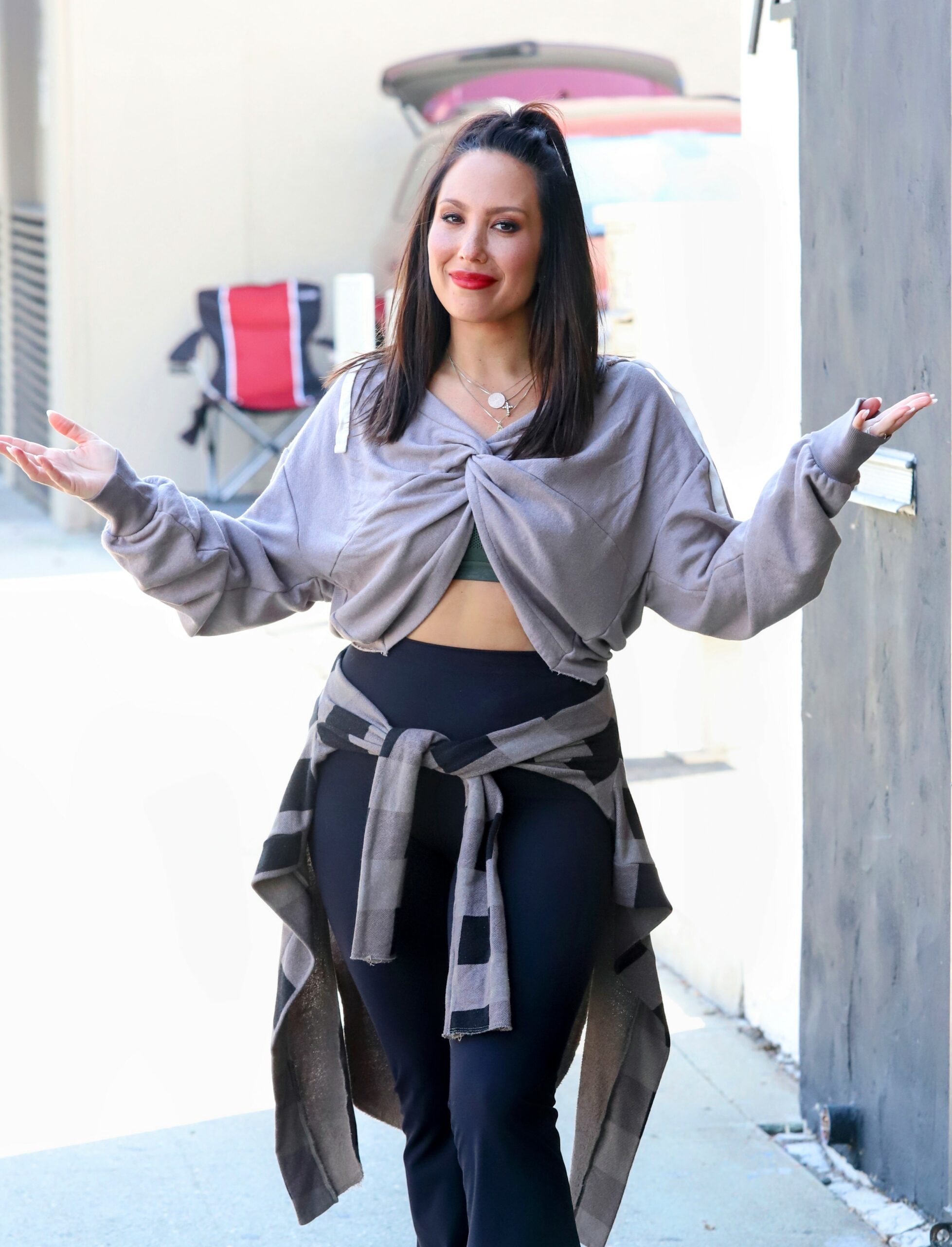 Cheryl Burke seen at DWTS dance rehearsals for Season 30