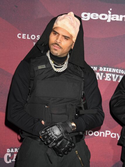 Chris Brown at Darren Dzienciol's Annual CARN*EVIL Halloween Party