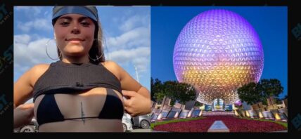 TikToker Dress Code (left) EPCOT (right)
