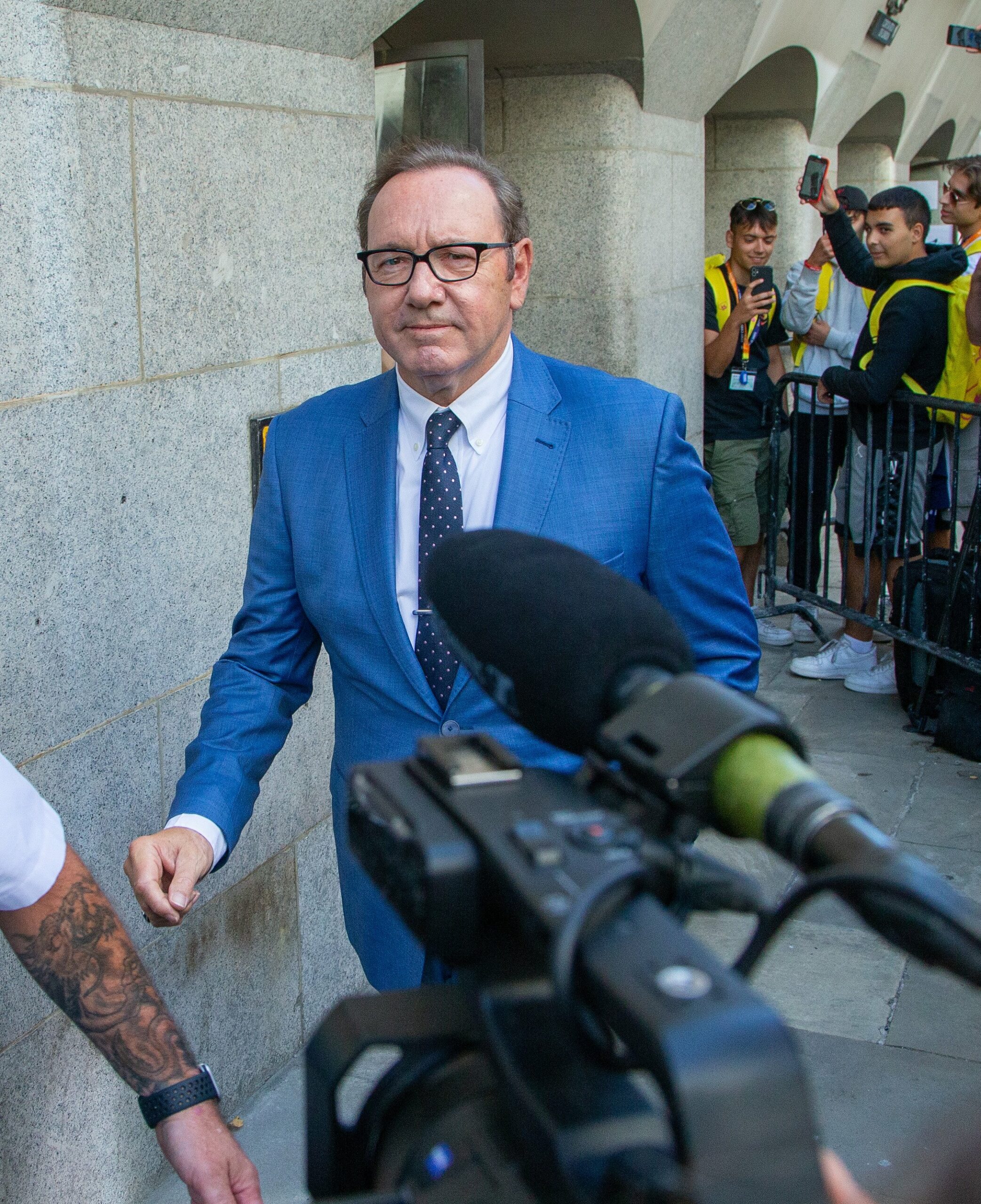 Kevin Spacey at Old Bailey Over Sex Offence Allegations