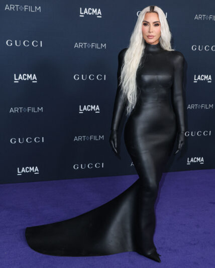 LOS ANGELES, CALIFORNIA, USA - NOVEMBER 05: American media personality, socialite and businesswoman Kim Kardashian wearing Balenciaga arrives at the 11th Annual LACMA Art + Film Gala 2022 presented by Gucci held at the Los Angeles County Museum of Art on November 5, 2022 in Los Angeles, California, United States. 06 Nov 2022 Pictured: Kim Kardashian. Photo credit: Xavier Collin/Image Press Agency/MEGA TheMegaAgency.com +1 888 505 6342 (Mega Agency TagID: MEGA915245_017.jpg) [Photo via Mega Agency]