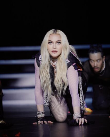 MADONNA Performing at the Sandbox pride Nyc show