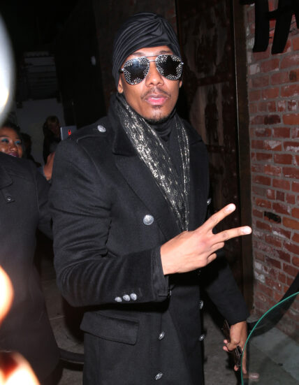 Nick Cannon was seen arriving to Kevin Harts Birthday Party at 'TAO' Restaurant in Hollywood, CA