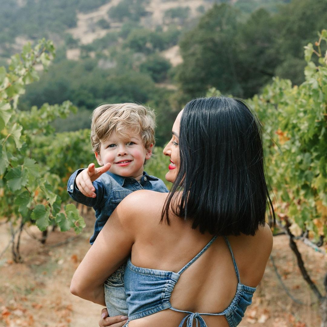 Nikki Bella and son Teo