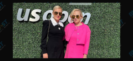 Rebel Wilson and Ramona Agruma at US Open
