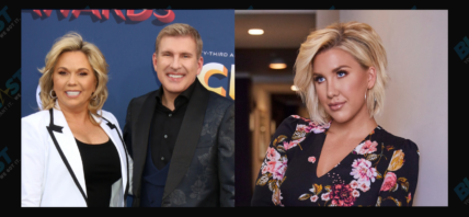 Julie, Todd and Savannah Chrisley