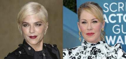 Portraits of Selma Blair and Christina Applegate