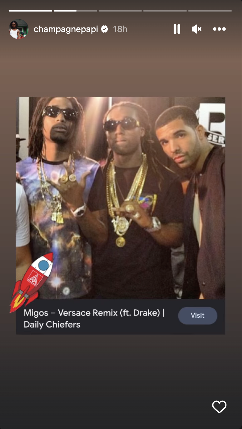Drake Posts 'Best Memories' Of Takeoff & Migos
