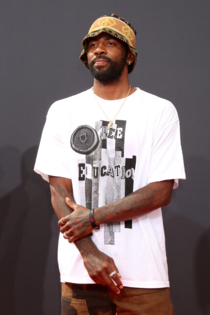Kyrie Irving at the 2022 BET Awards at Microsoft Theater on June 26, 2022 in Los Angeles