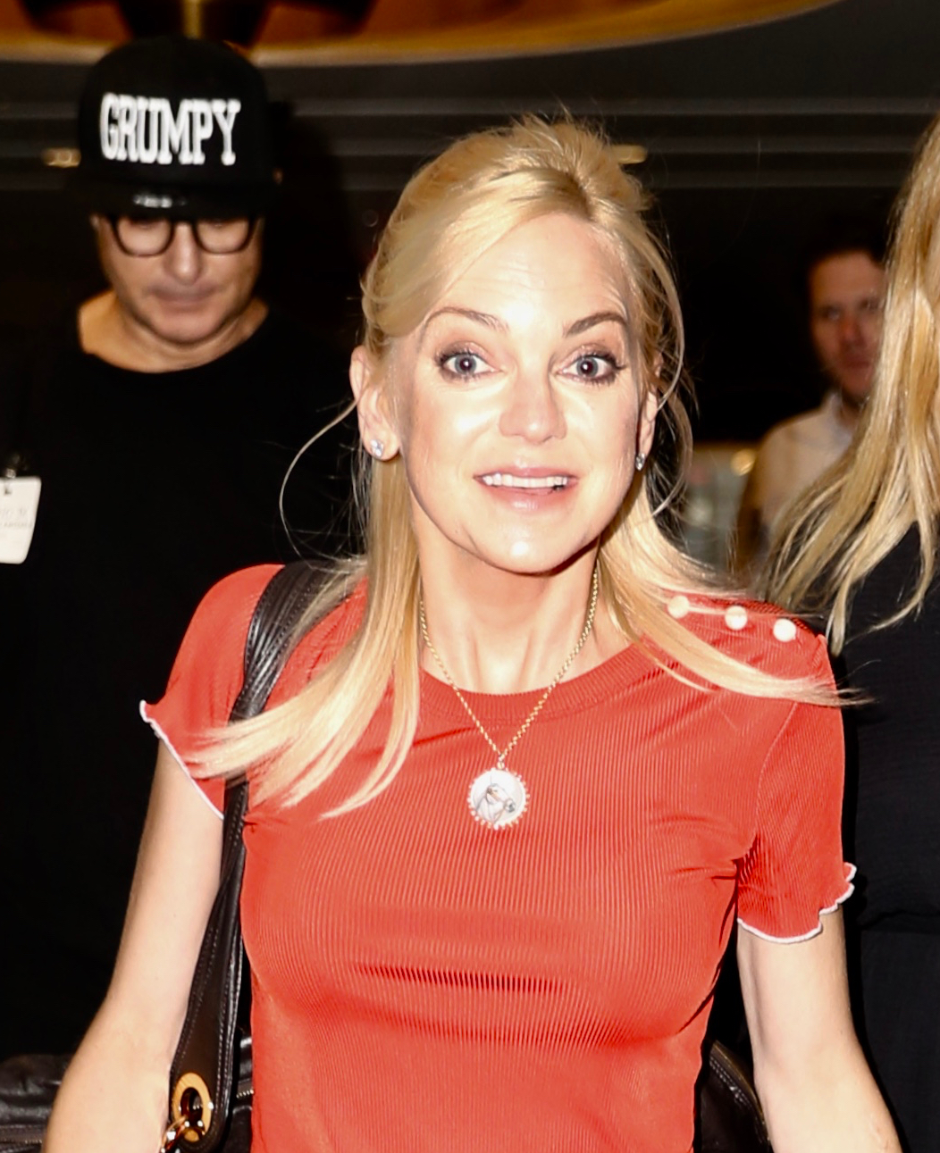 Anna Faris is seen leaving NBC Studios