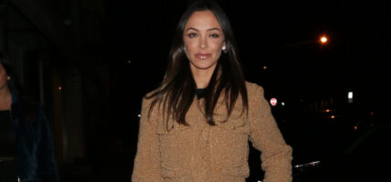 Farrah Aldjufrie and boyfriend Alex Manos enjoy dinner at Craig apos s