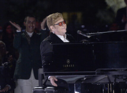 Elton John Preforms on the South Lawn of the White House
