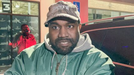 Kanye West leaves a basketball game in Calabasas Ca