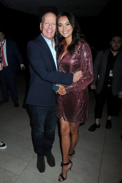 Bruce Willis and Emma Heming Willis at the NYFF Closing Night Gala