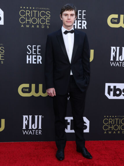 Dahmer Star Evan Peters at 27th Annual Critics' Choice Awards - Arrivals