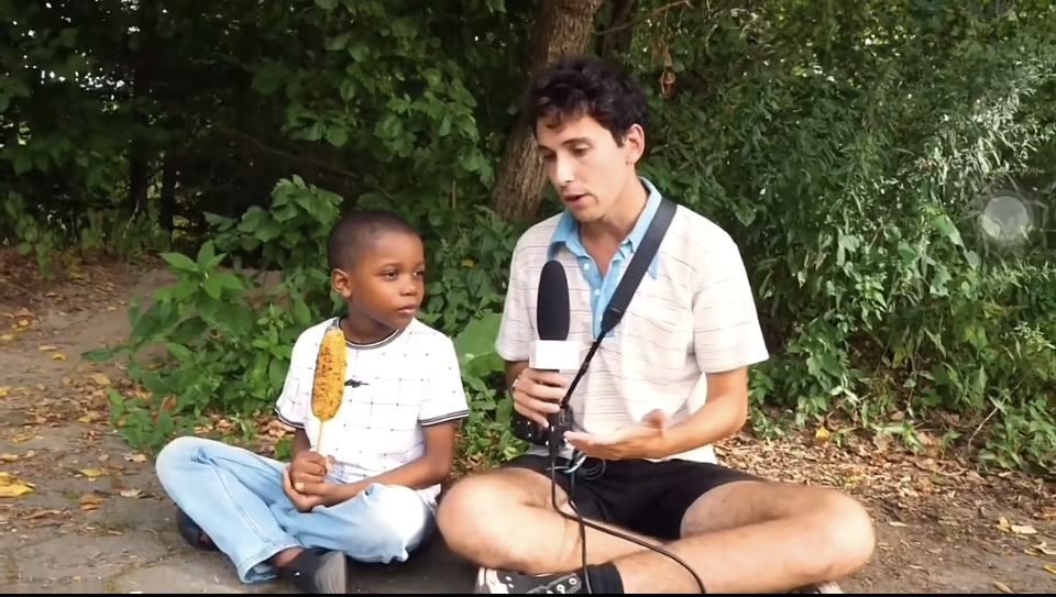 Tariq, Corn Kid, with Recess Therapy