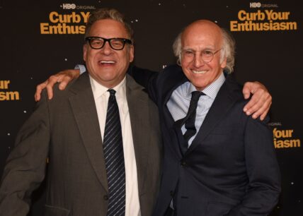 Jeff Garlin and Larry David