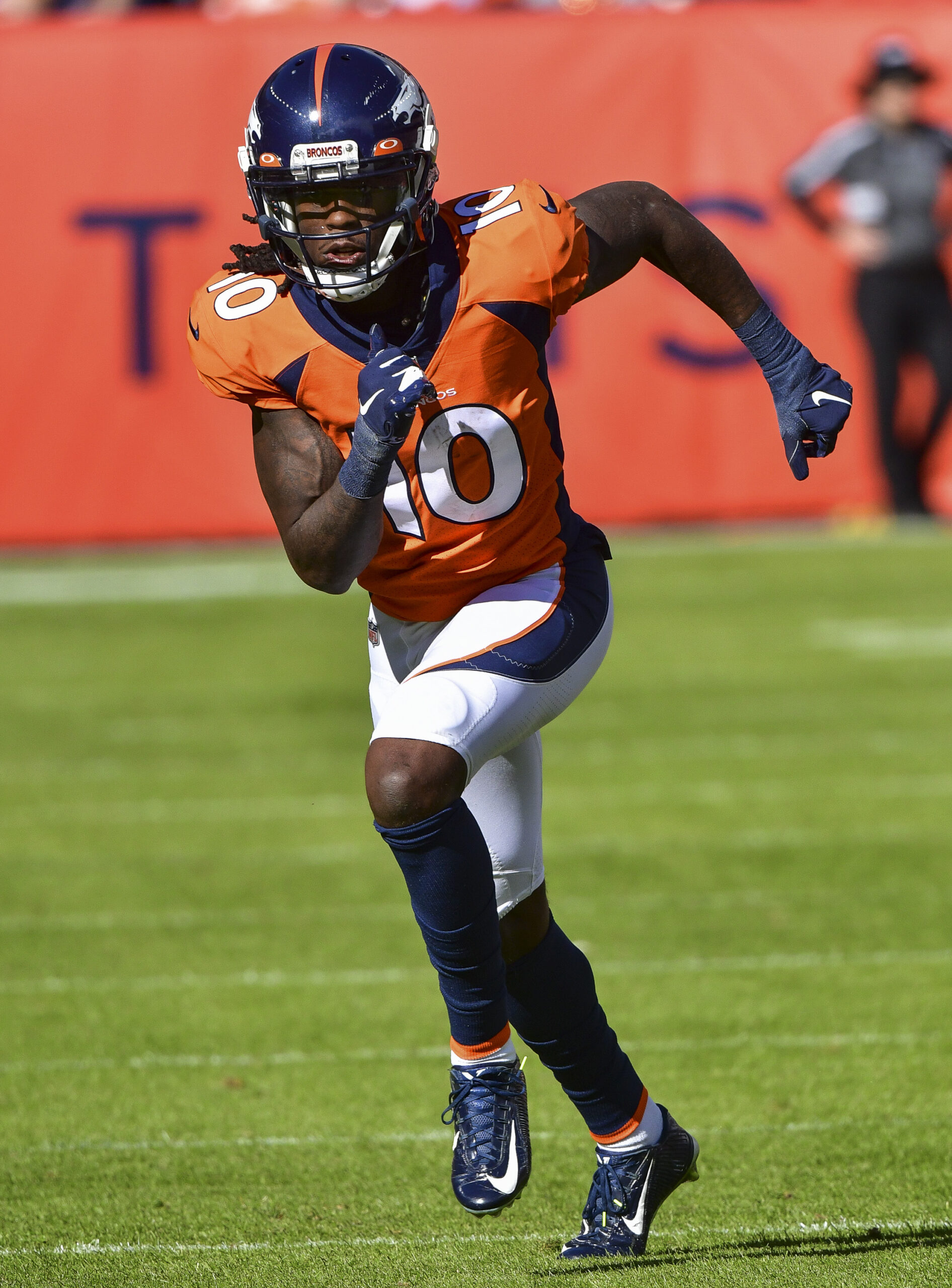 Jerry Jeudy NFL Football 2022: New York Jets vs Denver Broncos OCT 23