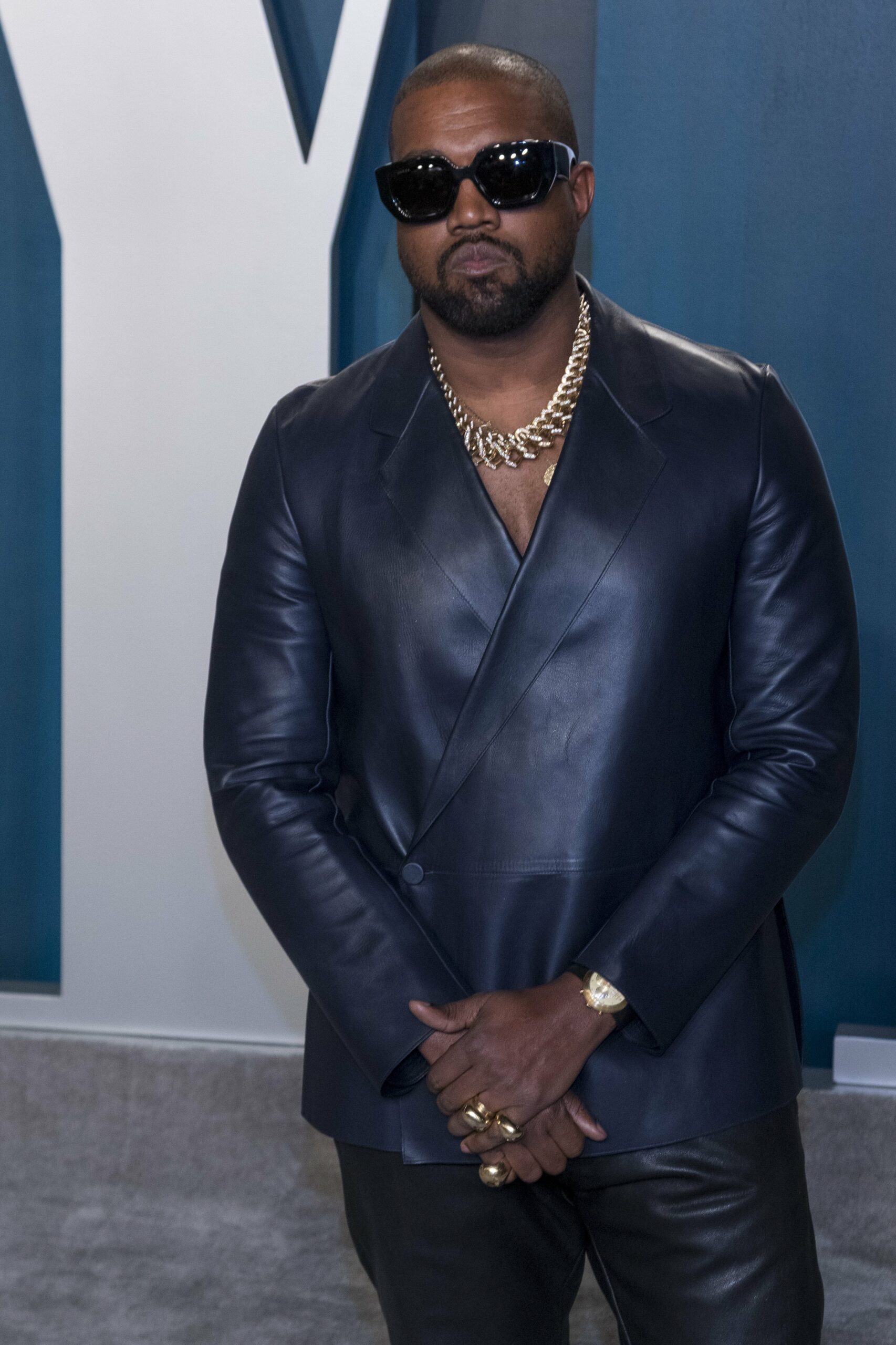 Kanye West at the Vanity Fair Oscar Party, Arrivals, Los Angeles, USA - 09 Feb 2020
