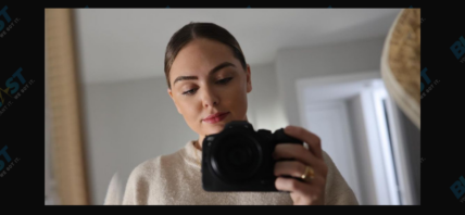 Susie Evans with her camera