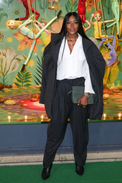 Naomi Campbell at Le Printemps store in Paris