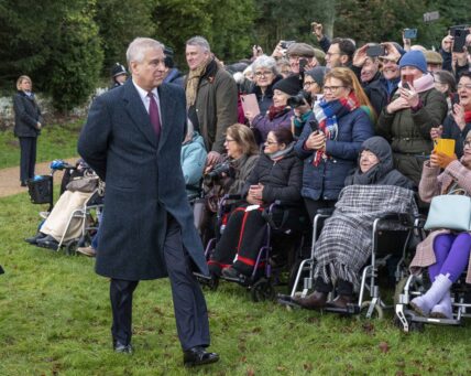 Prince Andrew Spotted At Christmas Day Outing With Royal Family After Allegedly Being Evicted From Palace