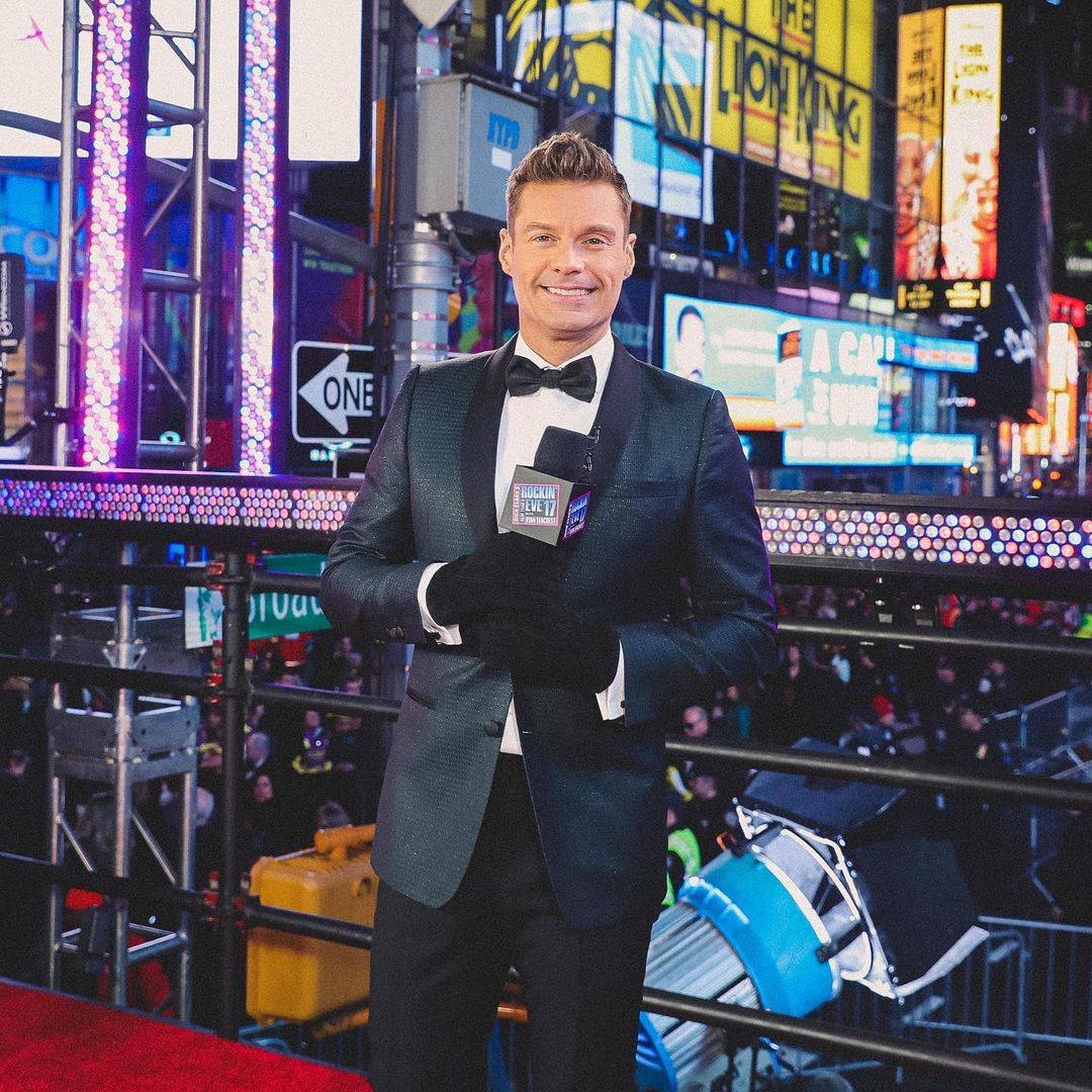 Ryan Seacrest hosting "Dick Clark's New Year's Rockin' Eve with Ryan Seacrest"