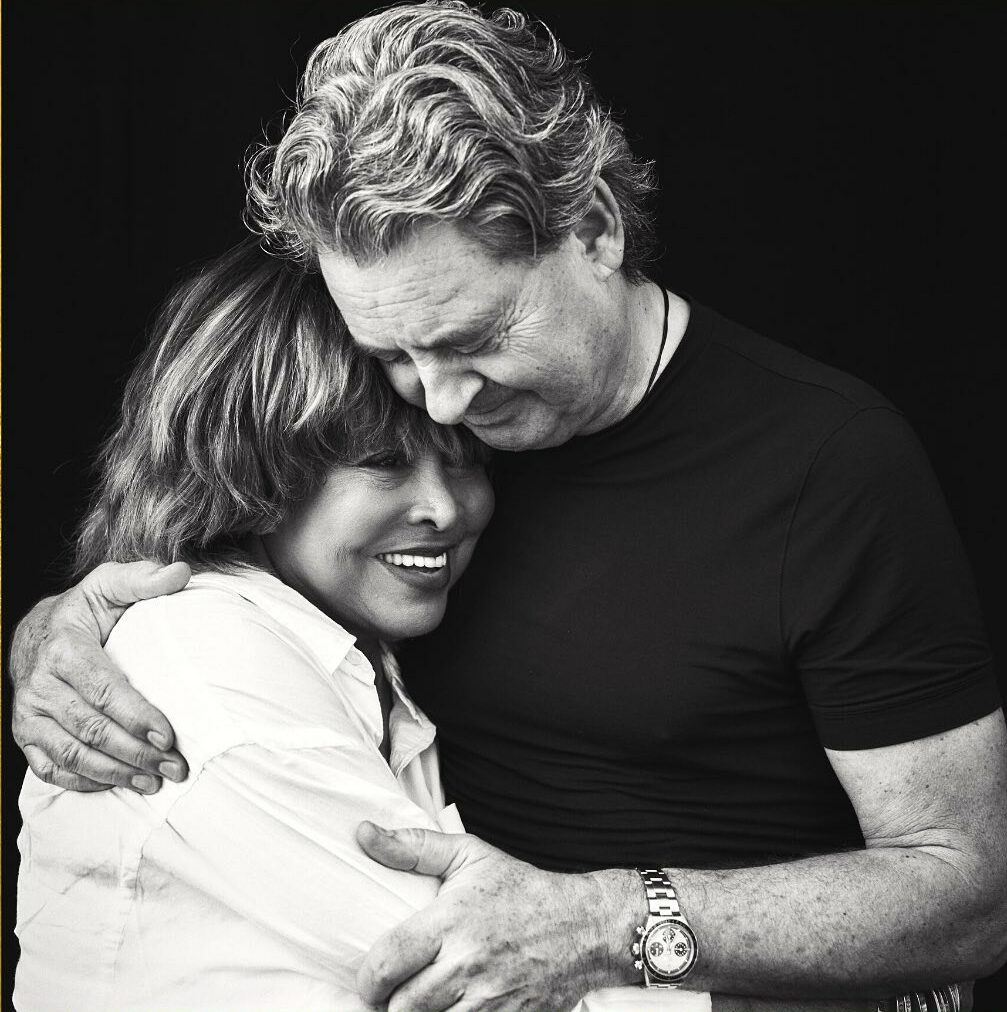 Tina Turner with her husband, Erwin Bach