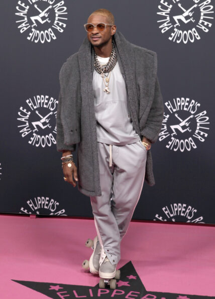 Usher at Opening of Flipper’s Roller Boogie Palace