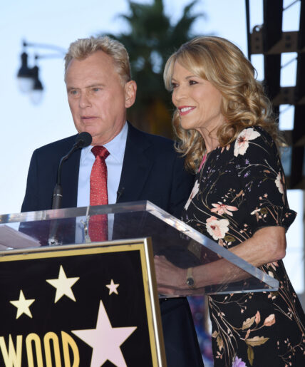 Vanna White and Pat Sajak Harry Friedman Hollywood Walk of Fame Ceremony