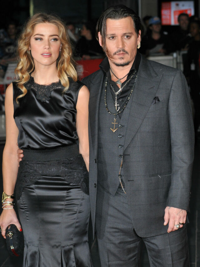 Amber Heard and Johnny Depp attend 'The Danish Girl' premiere during the 2015 Toronto International Film Festival held at the Princess of Wales Theatre on September 12, 2015 in Toronto, Canada.